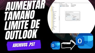 📤Como aumentar tamaño máximo de archivo PST Outlook [upl. by Atiram]