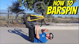 BMX  How To BARSPIN 100 MOST HELPFUL [upl. by Lorenzo]