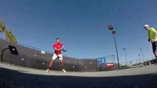 USTA Florida Go Pro Tip Loading The Outside Leg amp Weight Transfer Drill [upl. by Alleacim]