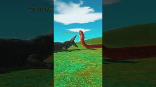 Purussaurus VS titanoboa shorts shortfeed animallover animals animation 3dnimation 3d [upl. by Geoffrey46]