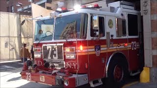 Brand New FDNY Engine 73 Responding Out Of Their Station To A Call In The Bronx [upl. by Ennaear]