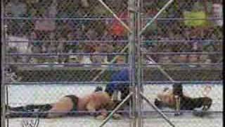 JBL vs Eddie Guerrero Steel Cage WWE Championship Part 24 [upl. by Laerdna]