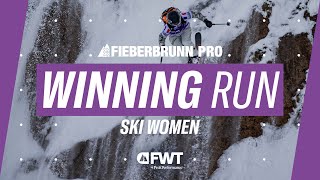 Astrid Cheylus Winning Run I 2024 Fieberbrunn Pro [upl. by Varney]