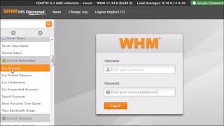 WebHost Manager How to Change your WHM Password [upl. by Anirrak410]