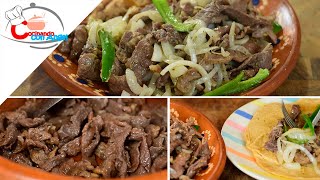 Bistec Encebollado Receta Fácil y Delicioso [upl. by Yddur]