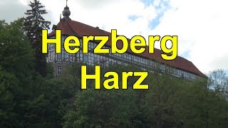 HARZ  HerzbergHarz in Niedersachsen  Kleines Harzstädtchen m Welfenschloss per Video [upl. by Adnert]