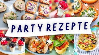 Partysnacks Schnelle Ideen für kalte Fingerfood Rezepte zum Vorbereiten  Leckeres Party Essen [upl. by Ecilahs]