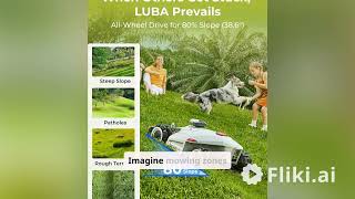 LUBA 2 AWD 5000H Robot Lawn Mower [upl. by Abey]