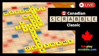 Canadian Scrabble Classic LIVE Games 13 [upl. by Syman757]