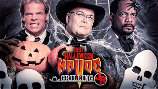 Halloween Havoc 1991 Grilling JR 237 [upl. by Otrevlig]