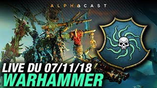 VOD ► Retour sur Warhammer avec la nouvelle race   Live du 07112018 [upl. by Ellenij]