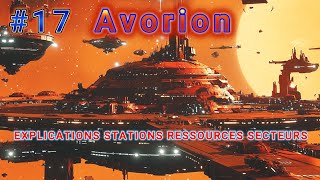 Avorion FR 17 EXPLICATIONS STATIONS RESSOURCES SECTEURS  DES QUESTIONS ALLEZ Y [upl. by Kant]