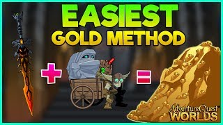 AQW BEST Gold Farming Method The Leery Contract [upl. by Wilden]