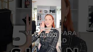 5 vestidos de SHEIN para NAVIDAD shein vestidosparanavidad vestidosshein [upl. by Trudnak]