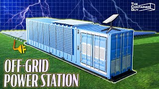 18M Project Containerized Microgrid  228 kW Solar Power  488 kWh Battery Storage [upl. by Aridaj749]