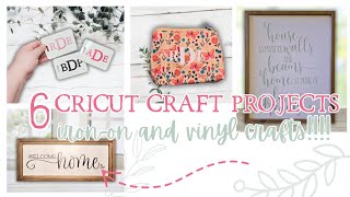 Crafting with Cricut Creative ideas for Random Blanks [upl. by Arimaj805]