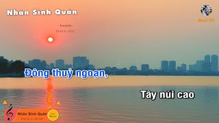 NHÂN SINH QUÁN  JIN TUẤN NAM Guitar beat solo karaoke Muoi Music  Muối SV [upl. by Alaik]