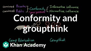 Conformity and groupthink  Behavior  MCAT  Khan Academy [upl. by Atteynod]