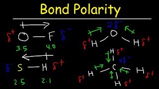 Bond Polarity Electronegativity and Dipole Moment  Chemistry Practice Problems [upl. by Maghutte8]