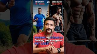 Running vs Strength Training  what is best for Fat Loss  shorts [upl. by Suilenroc]