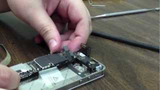 DIY repairs iPhone 4S teardown [upl. by Nalyorf]