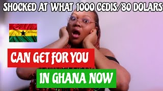 This Is What 1000 Cedis Can Get For You In Ghana Now  First Christmas Shopping  Vlogmas Day 12 [upl. by Attalanta566]