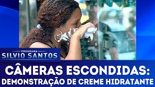 Demonstração de Creme Hidratante  Câmeras Escondidas 060518 [upl. by Whiney]