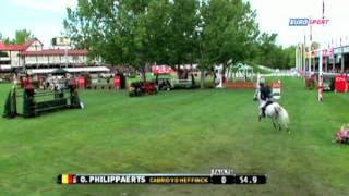 Olivier Philippaerts  Cabrio vd Heffinck  GP Spruce Meadows 2012 [upl. by Carlick]