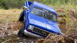 110 Scale RC Car  RC4WD CHEVROLET K10 SCOTTSDALE Offroad Driving 5 [upl. by Conah]