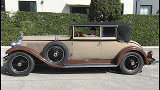 1929 Stearns Knight J890 65 mph Test Drive [upl. by Anitsugua370]