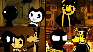 BENDY AND THE INK MACHINE CHAPTER 14 IN A NUTSHELL Stickman vs BATIM Animation [upl. by Damiani436]