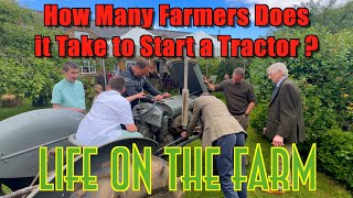 HOW TO START AT TRACTOR  NORTHAMPTON OLD SCHOOL FARMING [upl. by Filmer]