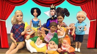 Barbie ve Ailesi Bölüm 138  Pamuk Prenses Tiyatro Oyunu  Çizgi film tadında Barbie oyunları [upl. by Notsirhc]