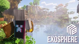 My first attempt at BM Exosphere  Ep 1  survival minecraft modded [upl. by Meehyr]