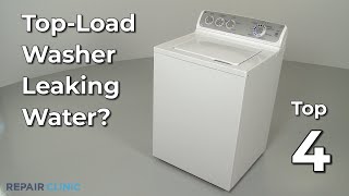 TopLoad Washer Leaking Water — TopLoad Washing Machine Troubleshooting [upl. by Noemis]