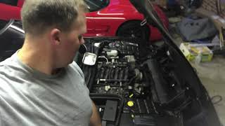 Corvette C5 intake removal [upl. by Federica969]