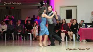 Lorena Tarantino y Gianpiero Ya Galdi  Vals  45  Querido Milonga TelAviv  12042019 [upl. by Ahsyekat]