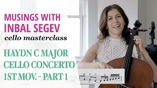 Haydn Masterclass Concerto in C Major I Moderato part one  Musings with Inbal Segev [upl. by Annirac]