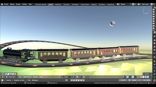 Modéliser un wagon 3d avec blender 3d [upl. by Thema]