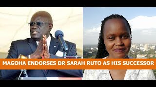 CS MOGOHA endorses Dr Sarah RUTO  Goes BACK to University of Nairobi [upl. by Leach]