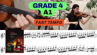 Grade 4  A1 quotPreludequot by Grazyna Bacewicz ABRSM Violin 2024  Fast ♩ 84 with Sheet Music [upl. by Maxwell]