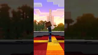 quotDodging The Enemy Memequot  Minecraft Short Animation shorts minecraft animation [upl. by Ydospahr]