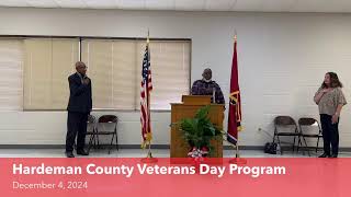 Hardeman County Veterans Day Program [upl. by Etteuqal543]