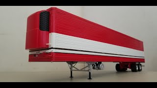 Moebius Great Dane reefer trailer 125 scale  Part 1 Build amp Review into BJ and the Bear trailer [upl. by Sabrina448]