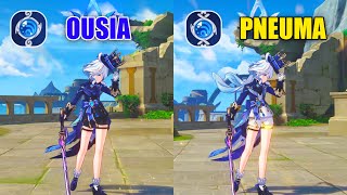 Only Furina can do this Furina Vision Ousia and Pneuma  Genshin Impact [upl. by Kursh]