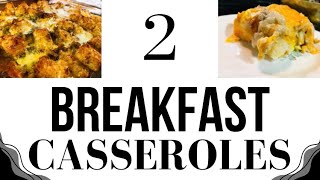 2 BREAKFAST CASSEROLES  CHEAP AND EASY RECIPES  PATTERSON FAMILY HOME [upl. by Hannahs]