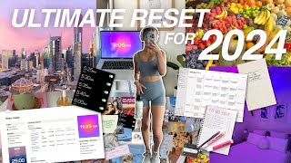 GETTING MY LIFE TOGETHER FOR 2024 amp how you can too  goals journal routine vision board etc [upl. by Roddie297]