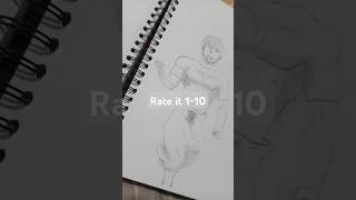 toji drawing anime art shorts youtubeshorts viralvideo trending fyp video draw [upl. by Bridge]