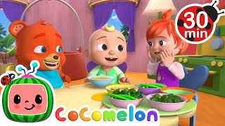 I Love Vegetables🥕🍅🥦  CoComelon  Fantasi Animal  Animal Cartoons  Moonbug Kids⭐ [upl. by Kopple424]