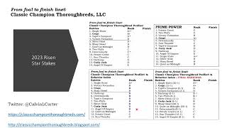 2023 Risen Star Stakes [upl. by Egroej677]